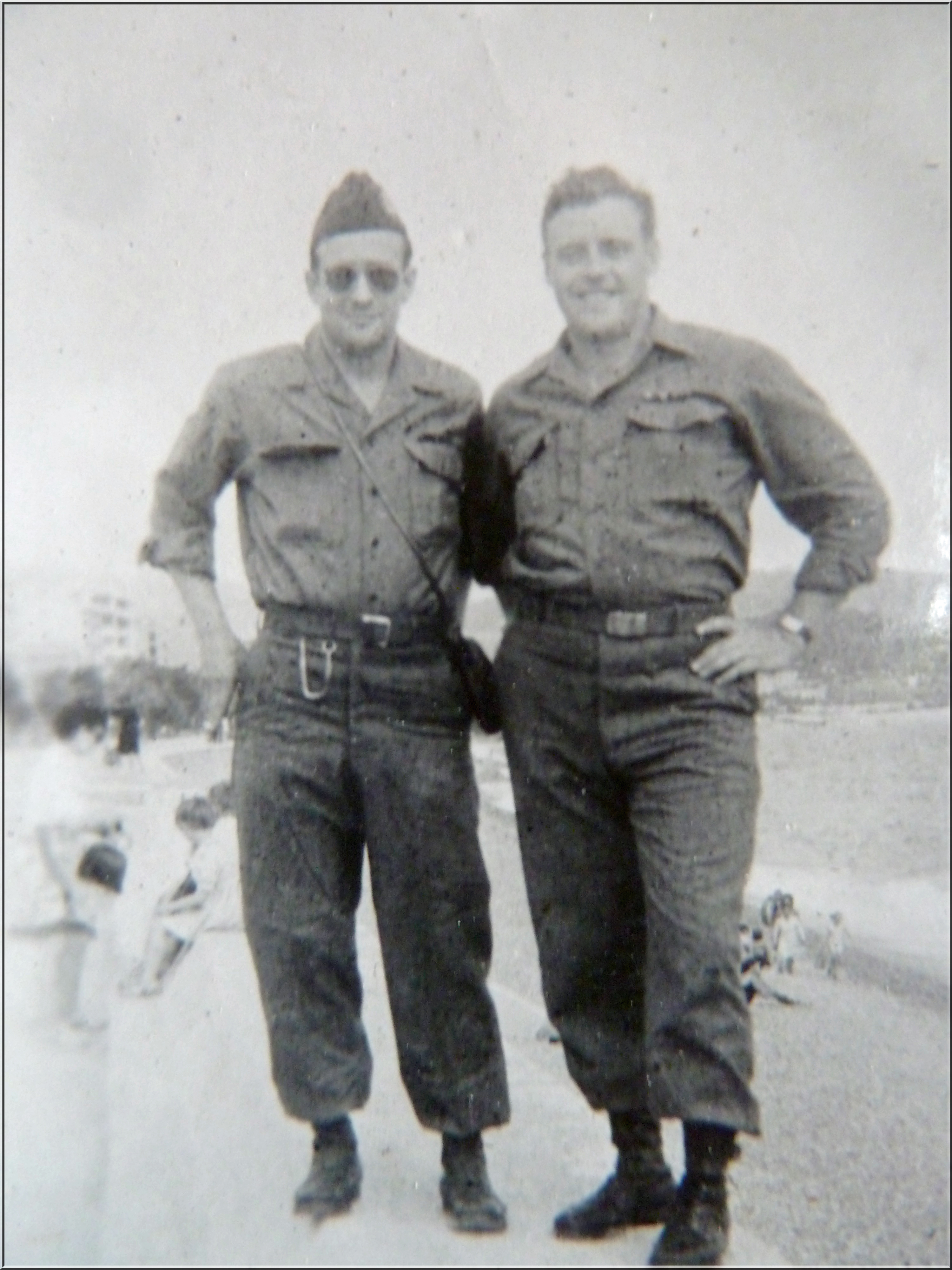 Ken and Doc in Nice, France 1945
